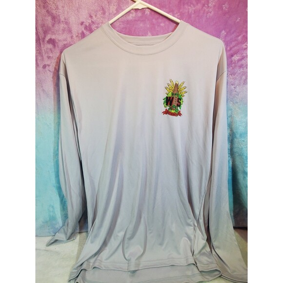 W & S Distributors Beer Thanksgiving Medium Crew Cut Long Sleeve Duratek Shirt - Picture 1 of 5